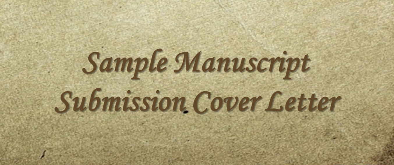 manuscript submission cover letter